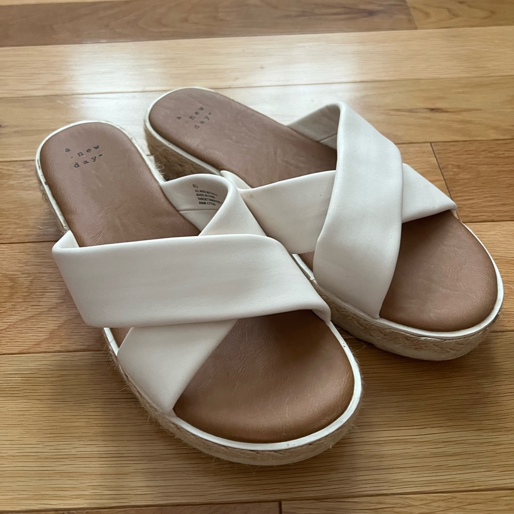 Target White Sandals